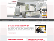 Tablet Screenshot of kueche3000-kramer.de